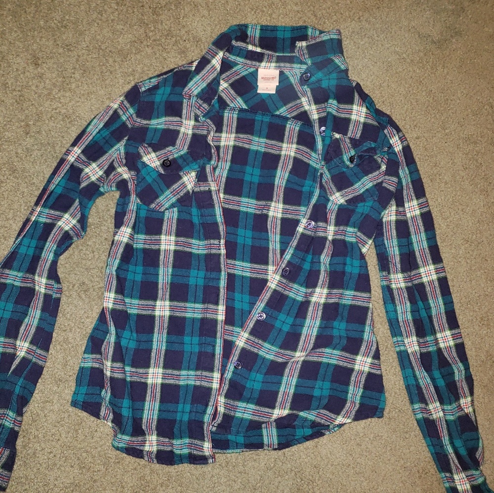 Flannel plaid shirt